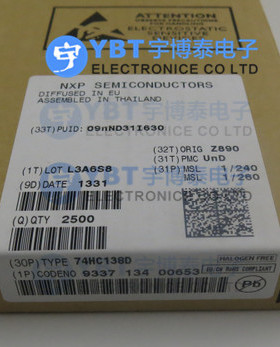 74HC138D 74HC全系列SOP-16封装NXP(恩智浦)逻辑IC进口原装逻辑IC