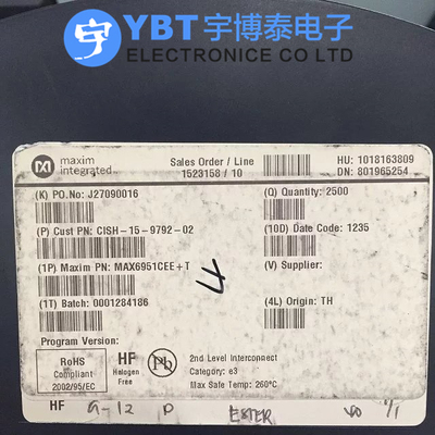MAX6951CEE QSOP-16封装 MAXIM美信全新IC集成电路芯片