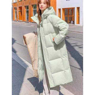 MM明摩女装长款羽绒服女超长过膝2025年新款加厚宽松情侣冬季外套