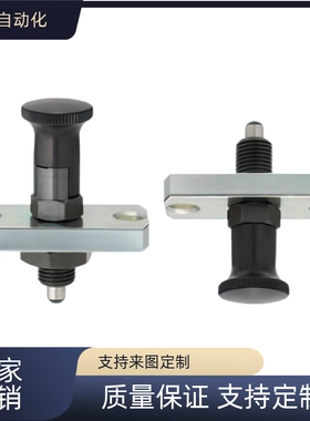 VCN242 现货 法兰可调型旋钮柱塞FPXY/FPXR 可选不锈钢材质分度销