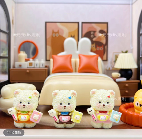 【11月新品】C定制直播同价仿真微缩食玩摆件diy手工饰品树脂配件