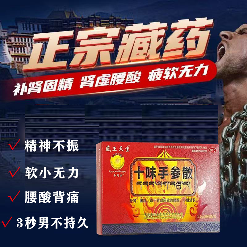 【藏王天宝】十味手参散1.2g*6袋/盒