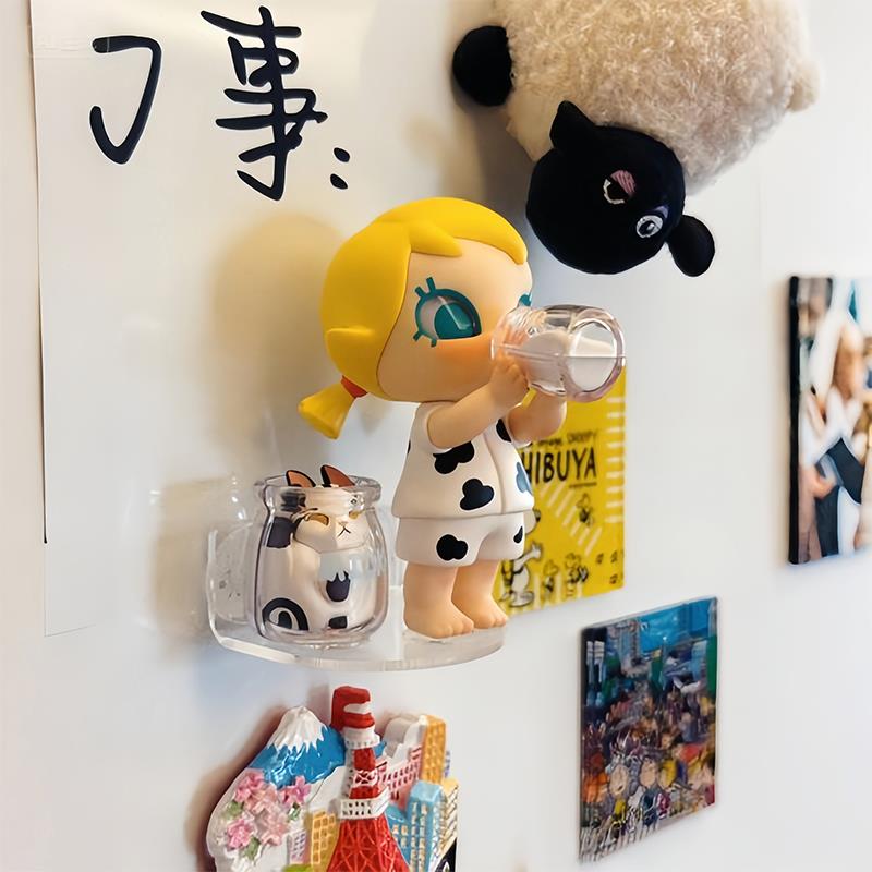 【手办爆改冰箱贴】手办盲盒收纳展示架L型亚克力支架底座单个