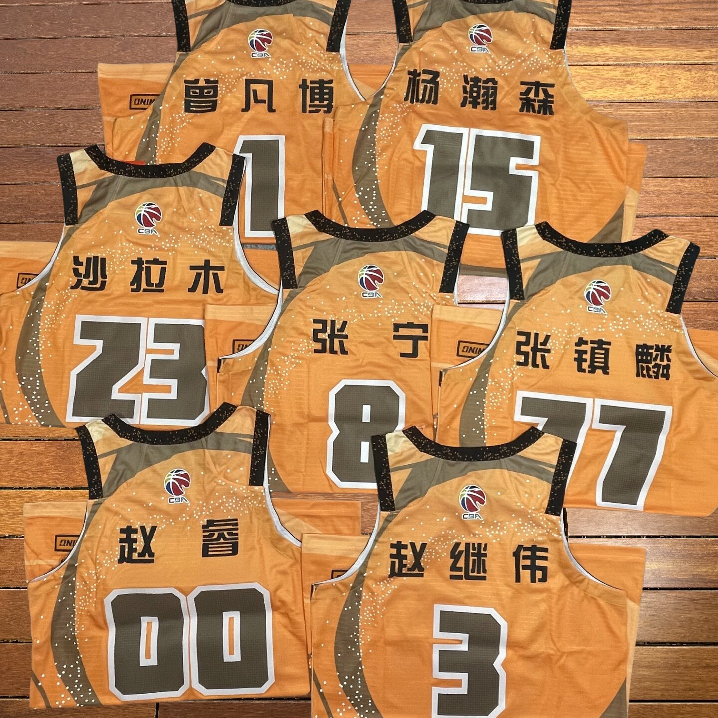 李宁赞助CBA全明星赛北方队球衣