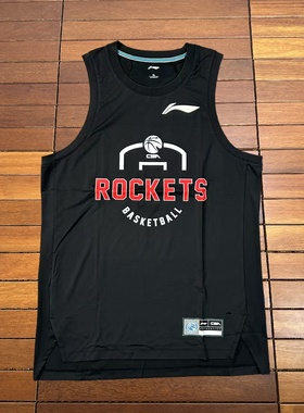 李宁CBA赞助宁波八一队球员版运动背心速干弹性比赛上衣AAYQ371