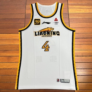 李宁赞助CBA联赛辽宁30周年赵继伟韩德君张镇麟弗格球员版球衣