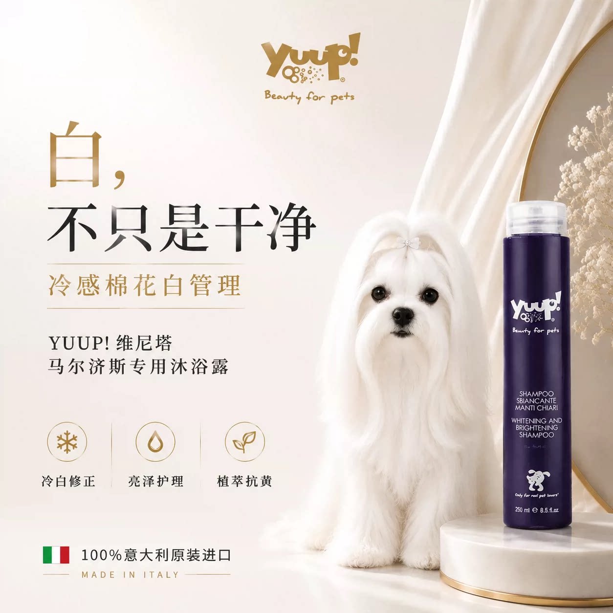 意大利进口马尔济斯专用沐浴露