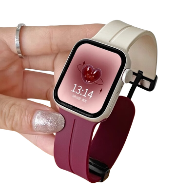 appleiWatchs8拼色硅胶表带ses8