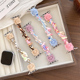 s6发圈手链s10 适用applewatchs11可爱腊肠狗彩球表带iwatchs9 41mm小香风少女华强北ultra弹力腕带