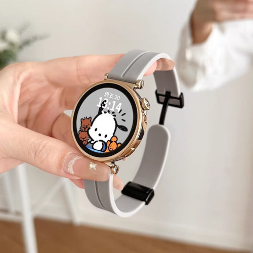 galaxywatch6磁吸表带硅胶gearS3