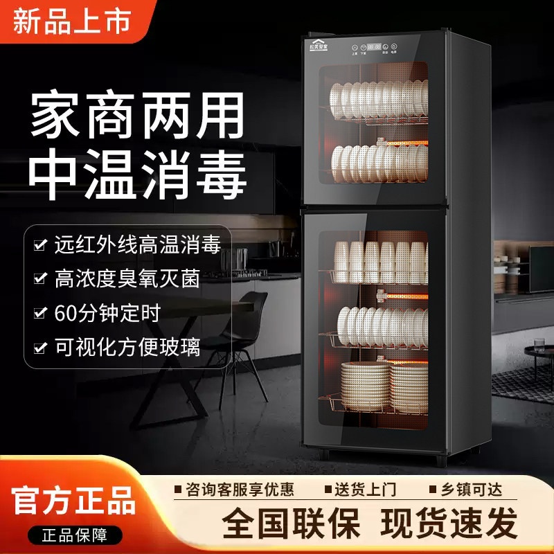 立式消毒柜商用餐饮小型 不锈钢消毒柜饭店碗筷带烘干 臭氧消毒柜