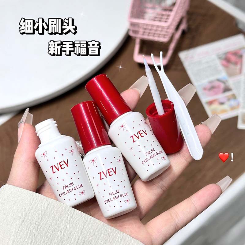 李佳琪推荐ZVEV速干假睫毛胶水新手隐形速干自然贴合细小刷头