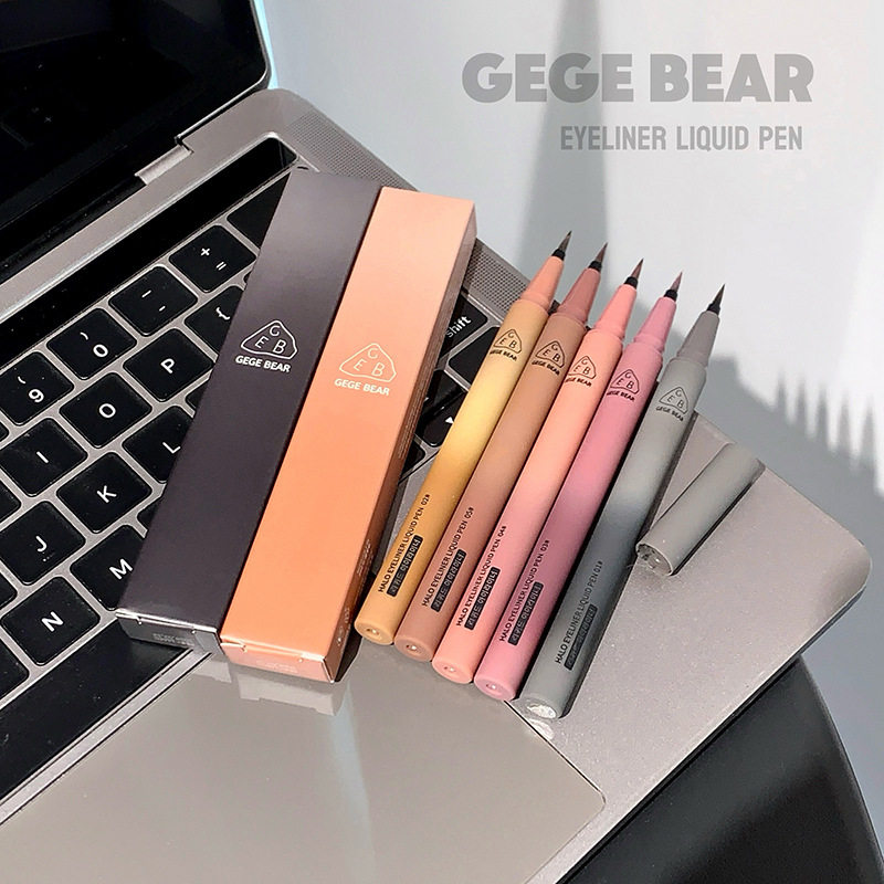 新款推荐gege bear光环眼线液笔细腻顺滑一笔成型新手眼线笔