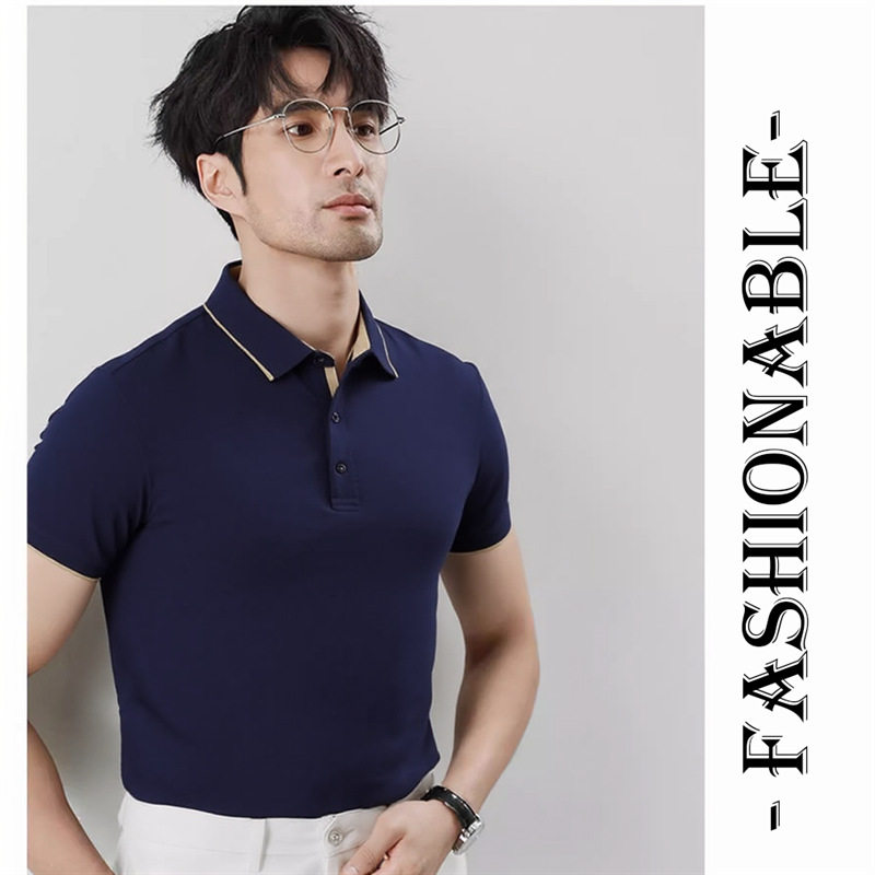 法国cherrykoko7apolo衫男士翻领短袖t恤企业工作服 聚会班服