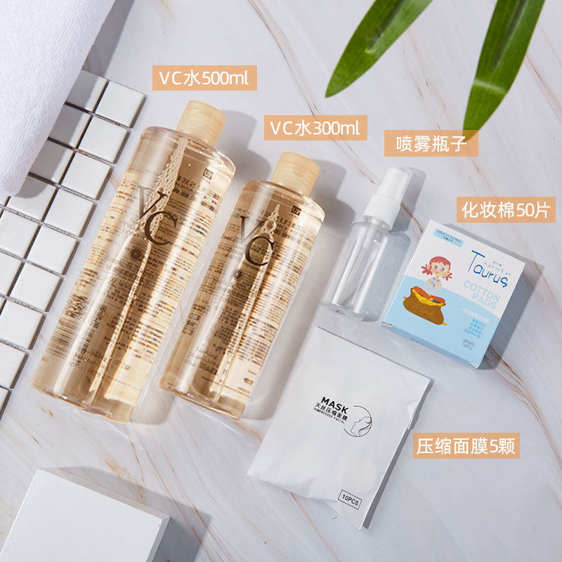 vc爽肤水保湿水补水化妆水定妆喷雾柔肤精华水大瓶女男士