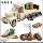Подходит для изготовления кубиков Lego, аутентичных сцен сражений, армии злодеев Восьмого маршрута, собранных военных минифигурок, военных игрушек для мальчиков mini 4
