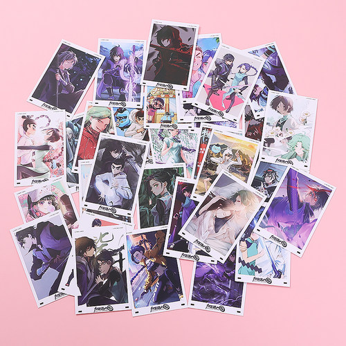 刺客伍六七LOMO卡周边高清贺卡40张小卡盒装3寸留言卡精美收藏卡