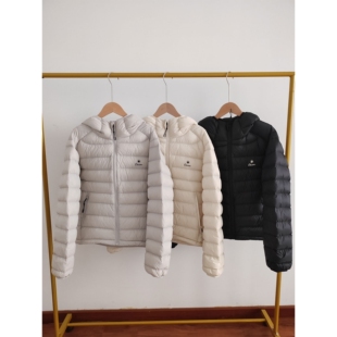 亮世秋羽绒服2025年新款短款冬季轻薄90白鸭绒连帽排骨男女情侣款