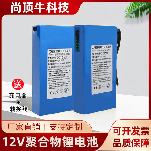 12V聚合物锂电池大容量监控电池