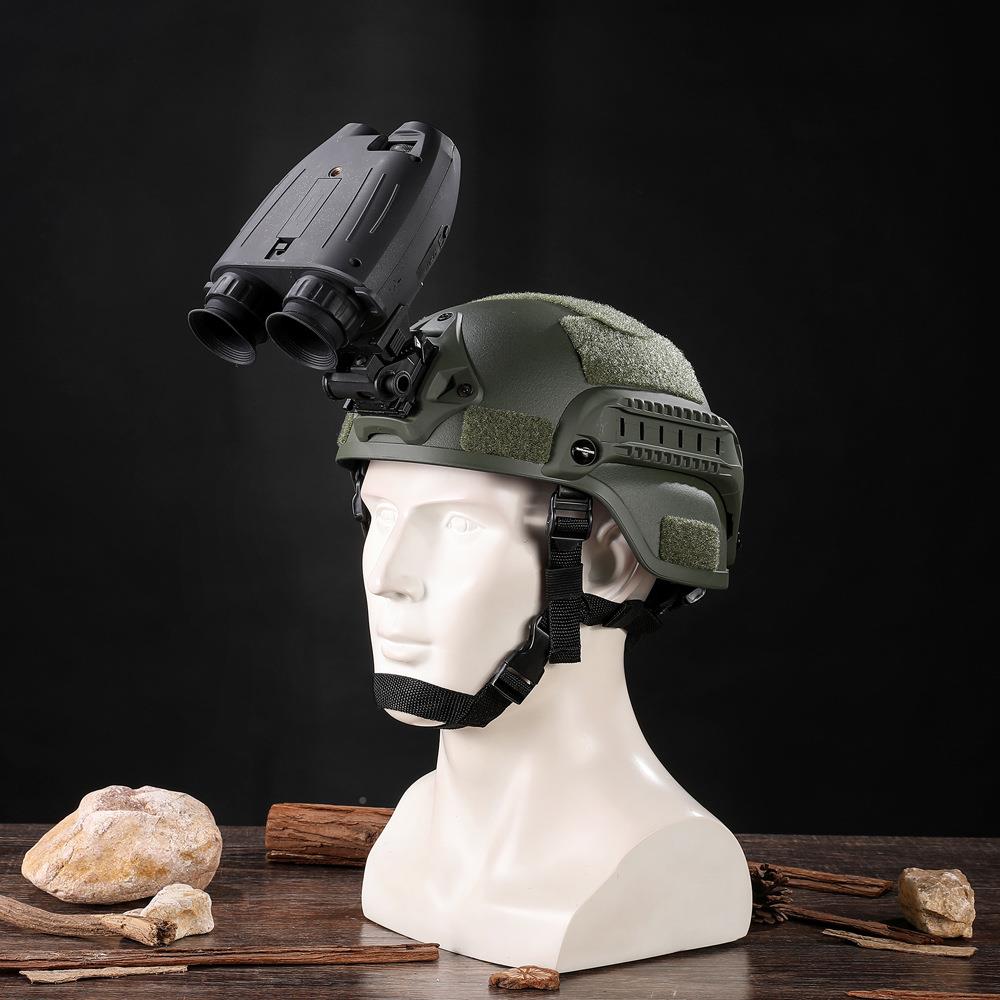 P跨境新款VS-2头戴数码红子外线夜pvs-2仪电望视远镜头盔头带夜间