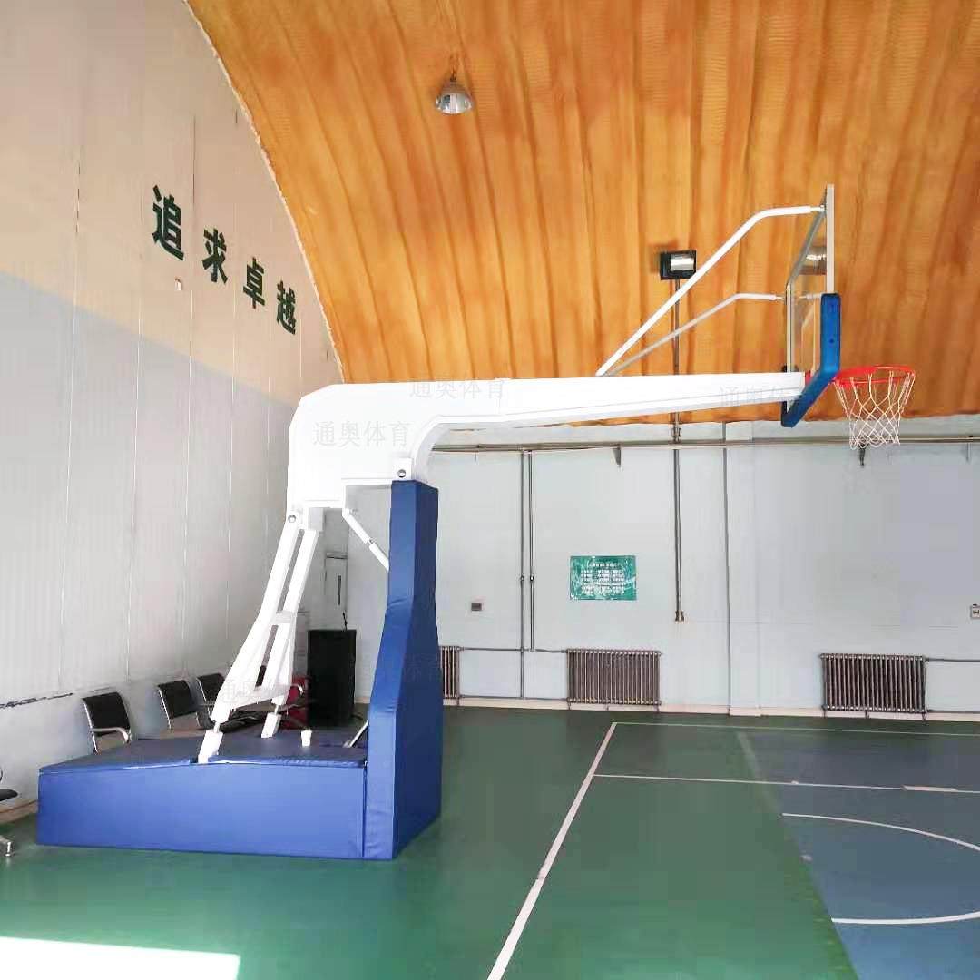 室外手电动篮球架成人户外移动平箱赛5888室内升降标比准动压液篮