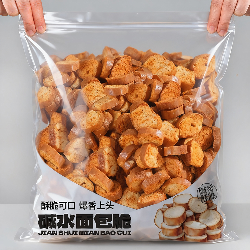 滇二娃碱水面包脆追剧零食小吃