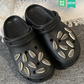饰扣鞋 适配Crocs洞洞鞋 扣 趣味仿真瓜子搞怪 装 配饰鞋 花