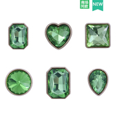 Cross配件洞洞鞋 饰扣 配饰鞋 扣装 高级感金属宝石 花鞋 适配Crocs