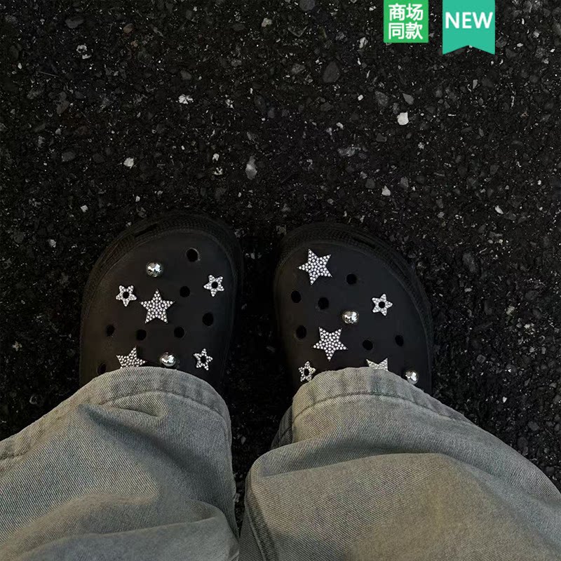 适配Crocs洞洞鞋配饰电镀Y2K组合图片