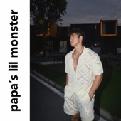 monster美式 休闲宽松短袖 针织衬衫 lil 夏季 镂空原创简约设计衬衣