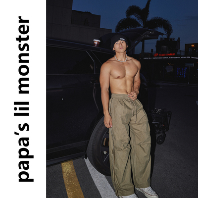 Papaslilmonster​​美式伞兵工装裤微弯刀长裤 溯溪露营运动 Get