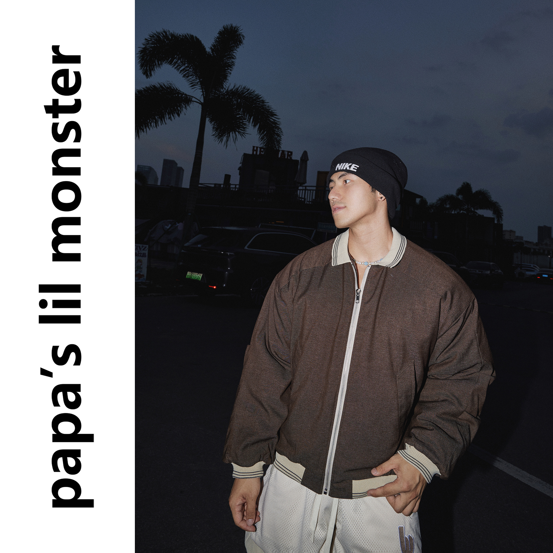 PAPASLILMONSTER【底特律】美式复古简约穿搭短款工装外套男女