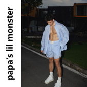 PAPASLILMONSTER 宽松条纹衬衫 原创 夏日休闲慵懒风衬衣套装