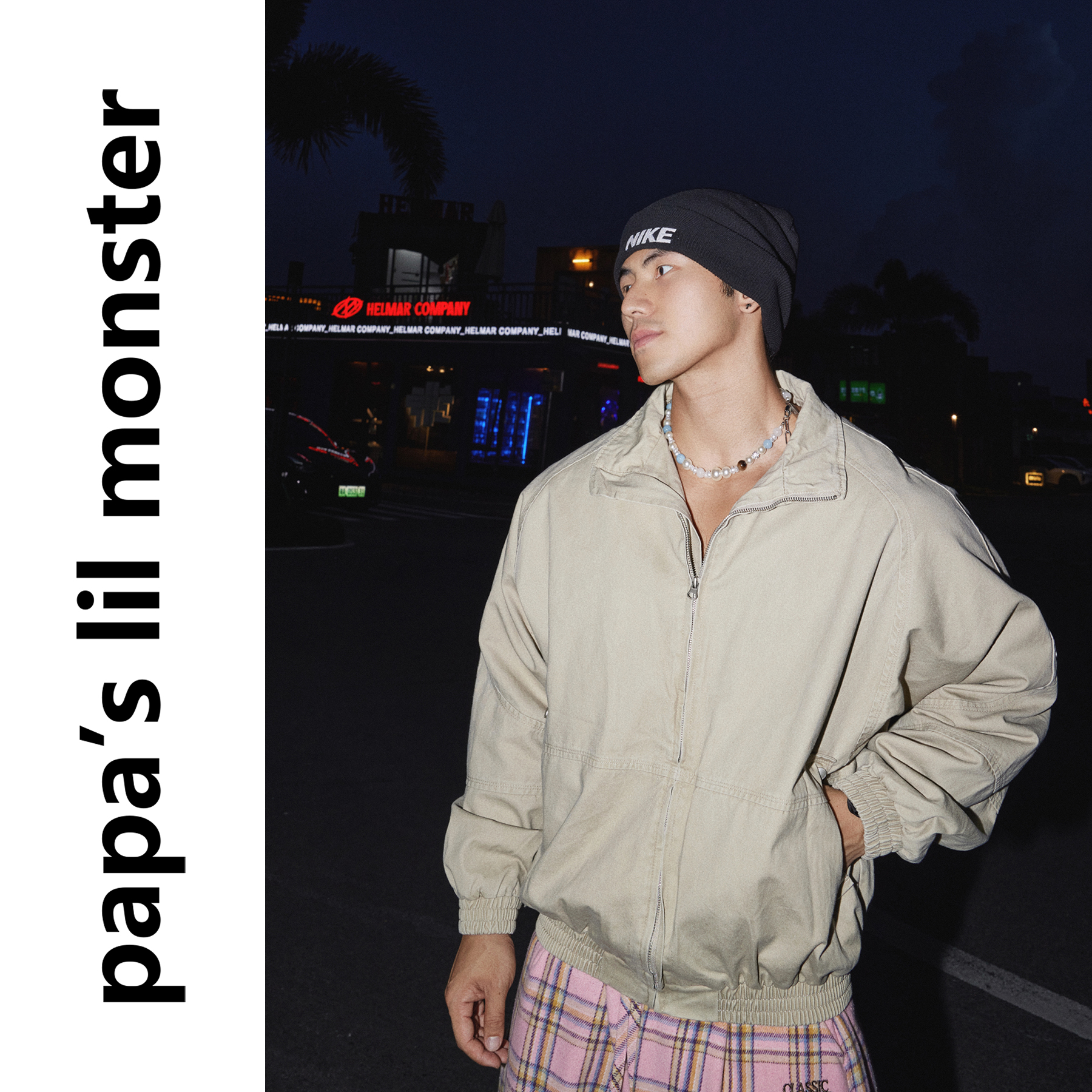 PAPASLILMONSTER【轻松拥有】秋冬日常通勤百搭新款夹克外套男