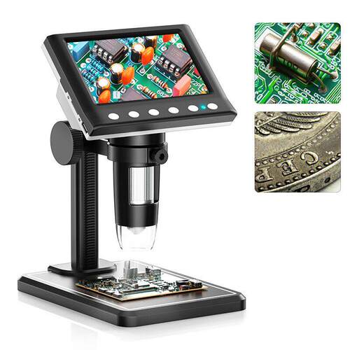 Digital Microscope 1600X Coin Microscope 1080P Video Microsc