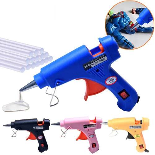 20W Hot Melt Glue Gun with Seal Wax Glue Sticks Household DI