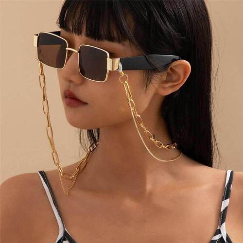 k Strap Thick Metal Chain For Glasses
