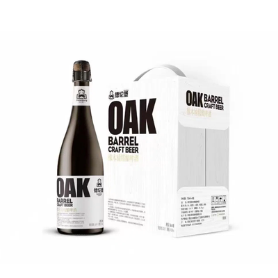 德伦堡橡木桶OAK高端酒花小麦送礼精酿啤酒750ml*6瓶
