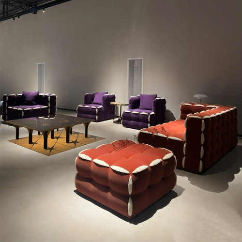 工厂高回弹整装奶油风