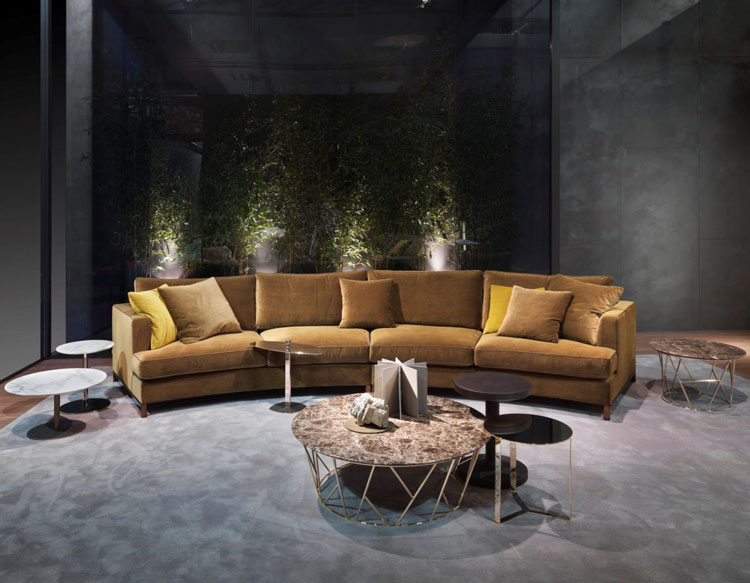 现货北欧设计师布艺沙发订制丝绒轻奢多人别墅民宿整装工厂家具