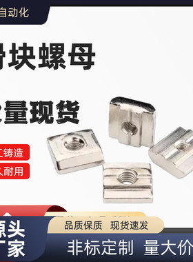 SLNSN6/8/10-20/30/40/45-3/4/5/6/8/10 不锈钢 滑块螺母