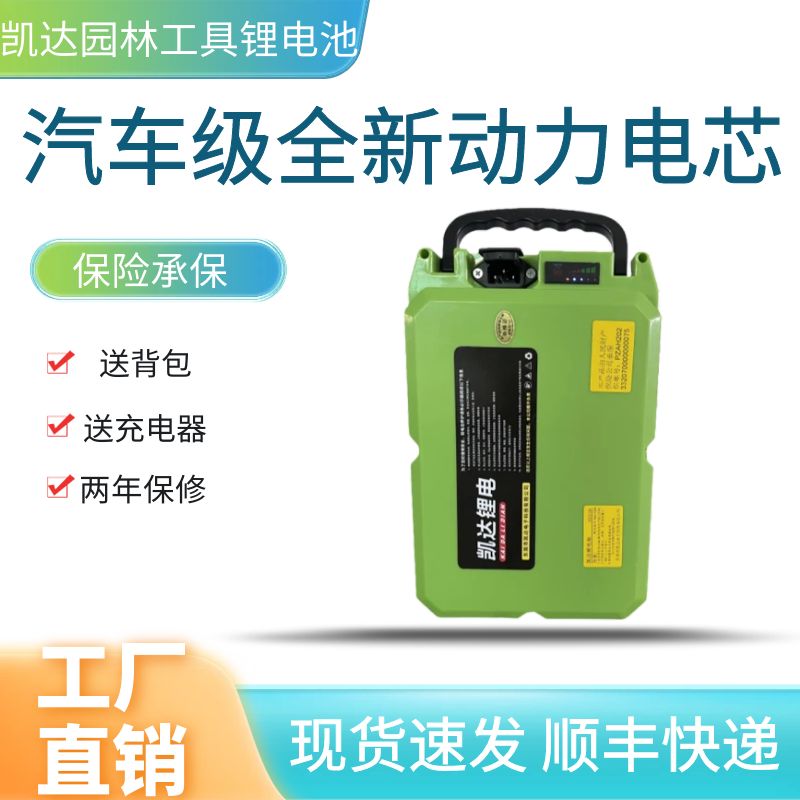 电动工具锂电池割草机锂电池24v48v36v水泵绿篱机采茶机电瓶60v