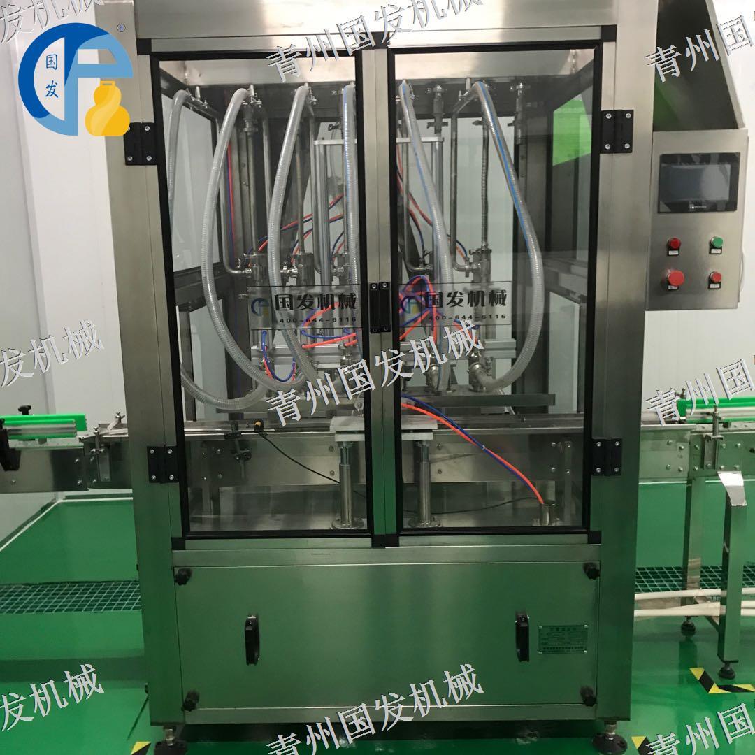 厂家定自制 粘稠体灌装机 全动蜜胶597水柱塞液蜂式灌装机