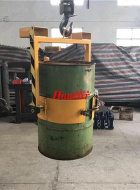 LM080叉车行车手用翻LM800转器400kg油桶吊具抱箍式翻摇转油桶夹