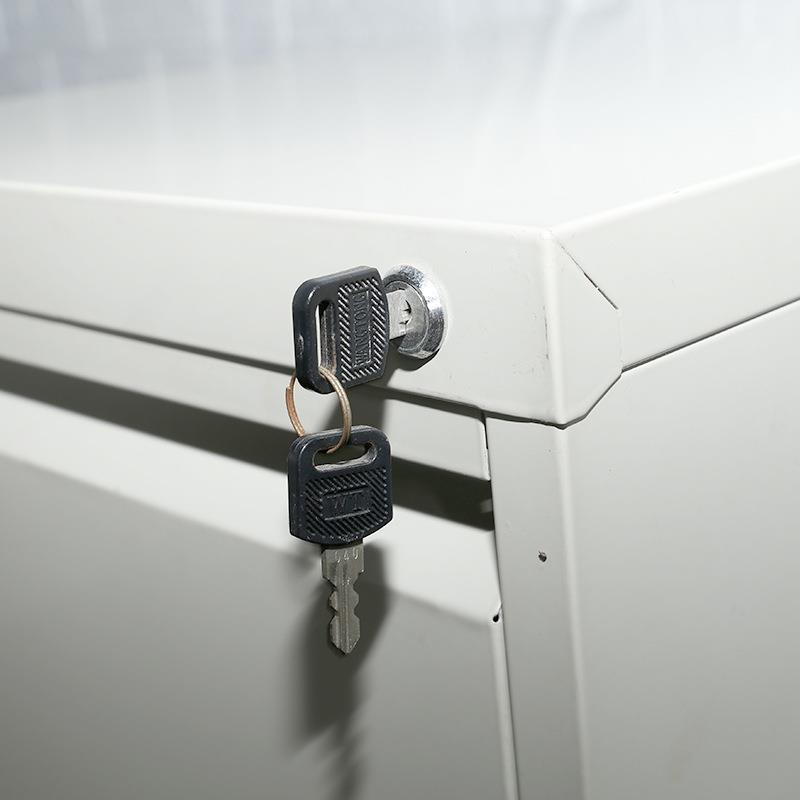 供应双层文柜件柜灰色档案钢文件双层柜冷矮轧双层文件板储物子规