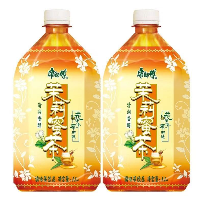 康师傅红茶绿茶酸梅汤1l*12瓶整箱批发大瓶家庭装夏季