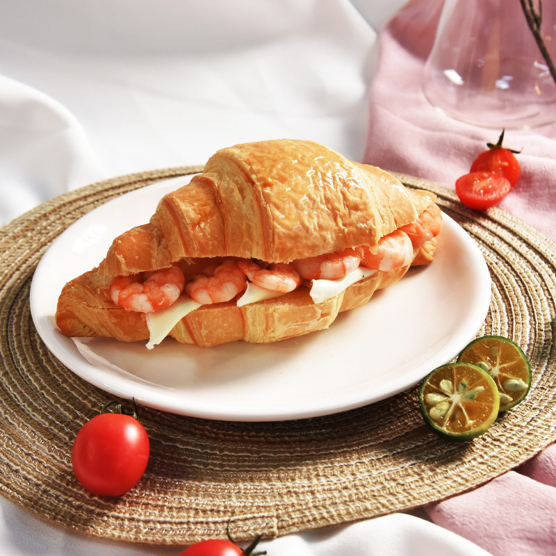 麦哈斯牛角包面包胚可颂半成品汉堡包法式三明治大号商用牛角面包,零食/坚果/特产,传统西式糕点,淘宝优惠券,粉丝福利购,淘宝优惠卷