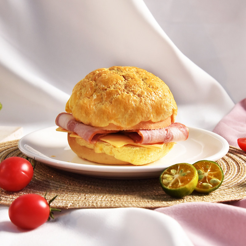 麦哈斯菠萝包面包港式菠萝包半成品黄油菠萝面包汉堡胚菠萝油面包