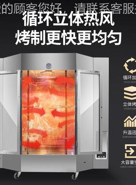 商大型鸭智OAA能全自动炉户外摆摊旋烤转炉电热烤红用肠专用旋转