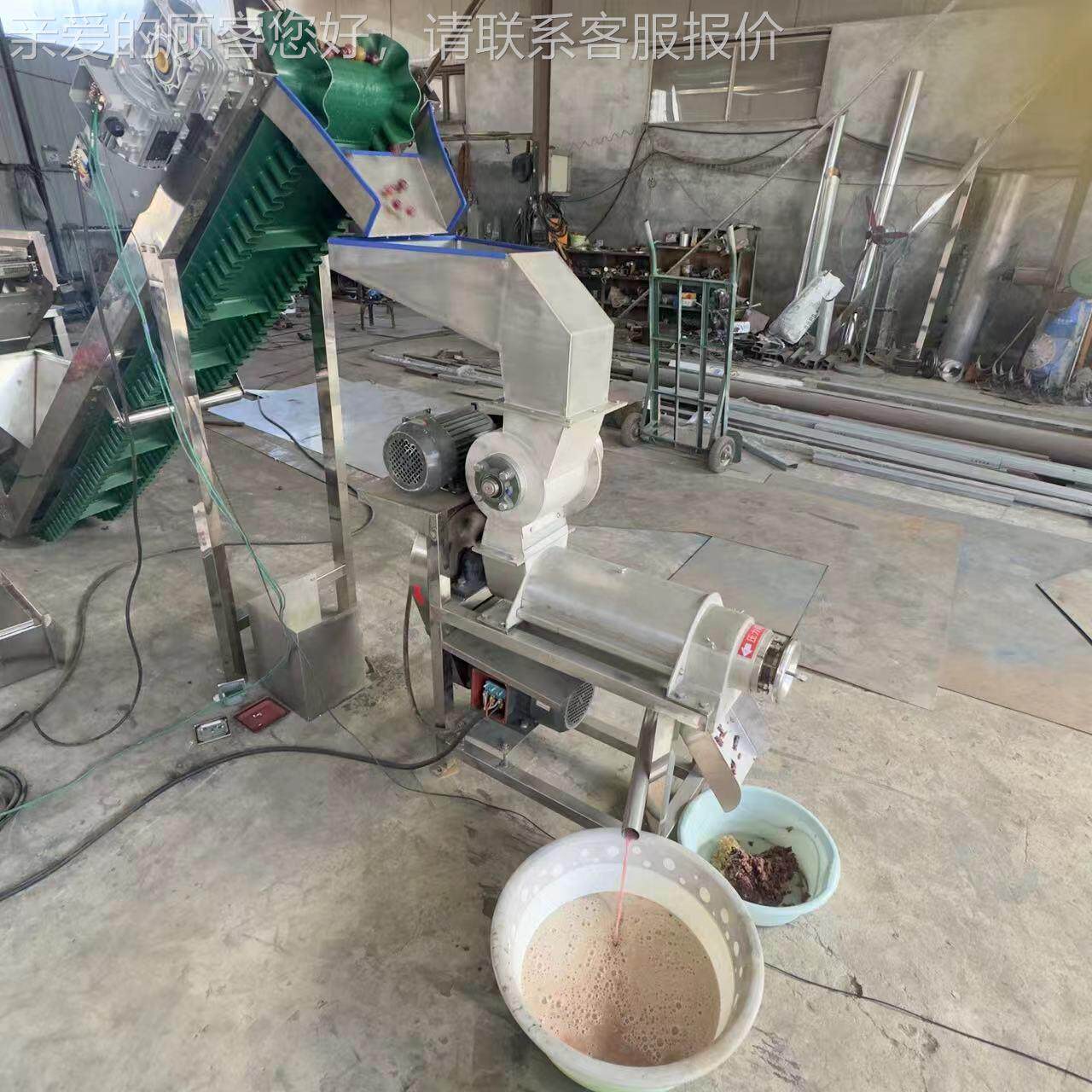 草榨机 鲜百合麦榨破碎汁BBS机厂家 工业破碎浆渣汁汁分离机